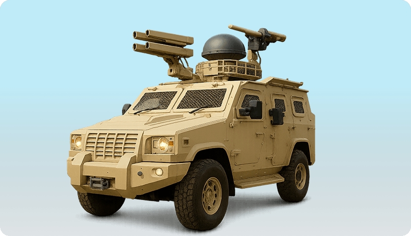 Anti-Drone Defense Vehicle